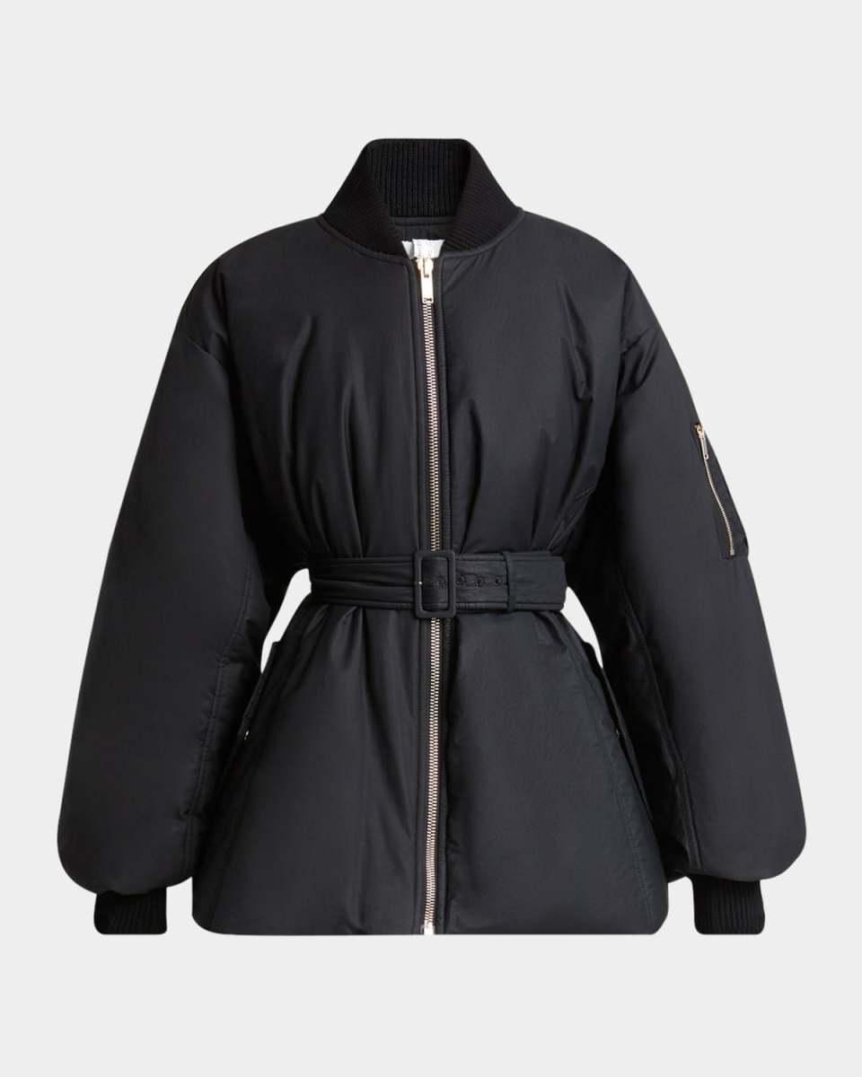 Belted Bomber Jacket